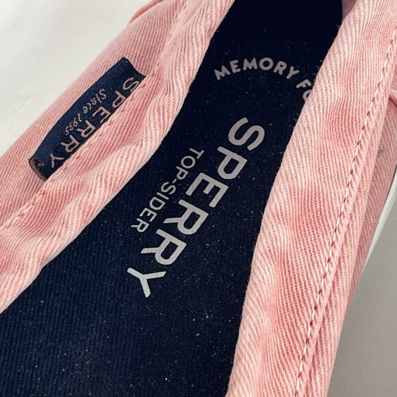Sperry Top-Sider Women’s STS81177 Boat Shoes – Pink Canvas – Size 9 - Picture 6 of 7